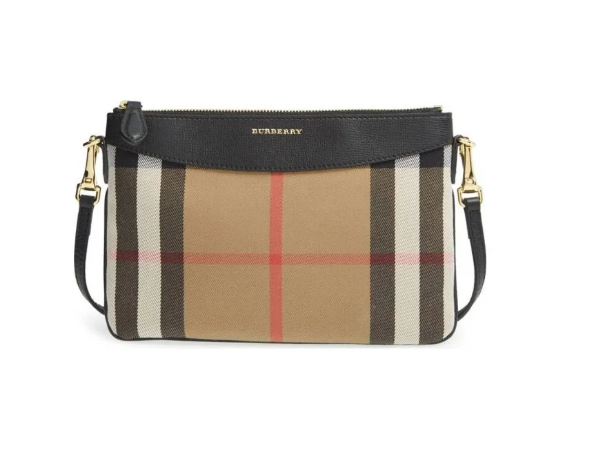 burberry peyton housecheck crossbody bag