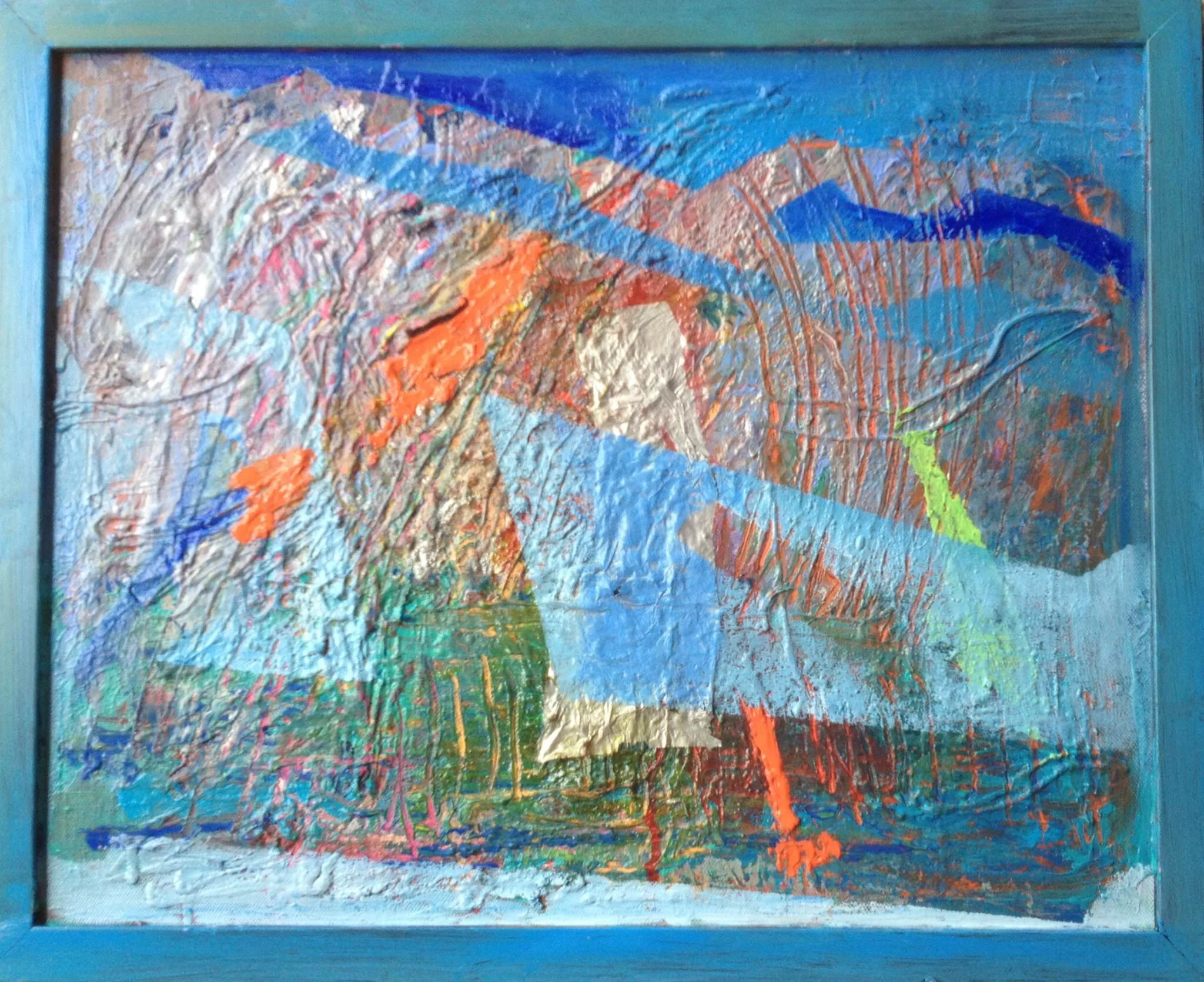 Journey To Joy Framed Acrylics On Canvas Original Artwork By