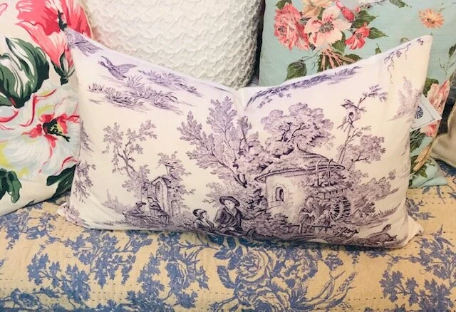 toile pillows