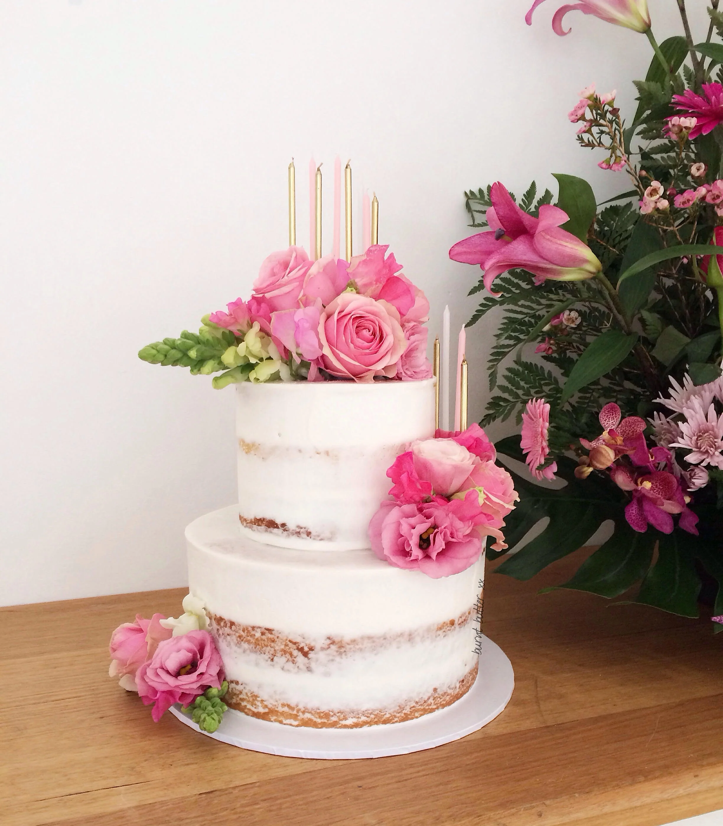 Semi Naked Cakes Burnt Butter Cakes