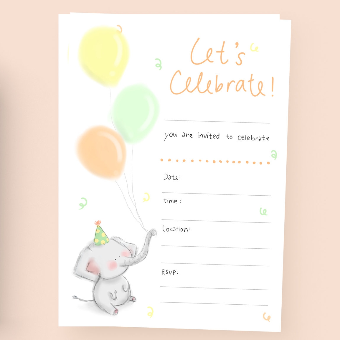 baby party invitation stationery little sketchy party invitation