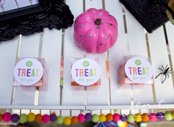 Trick Or Treat Halloween Sign Treat Yo Self No Tricks Just