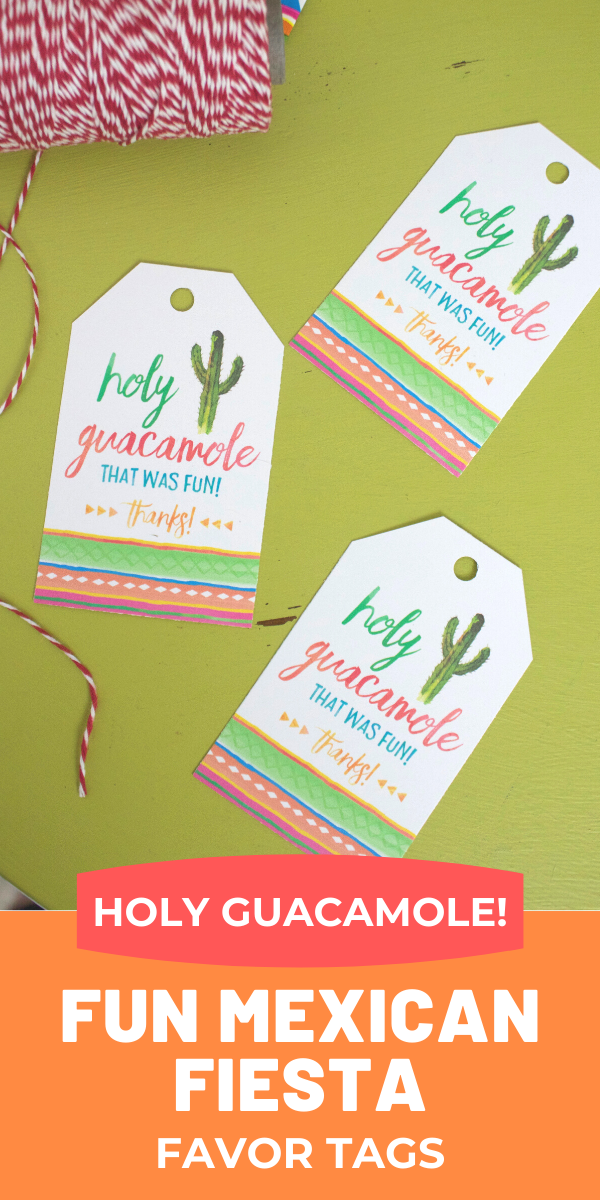 Mexican Fiesta Favor Tags And Favor Sign Set Jen T By Design
