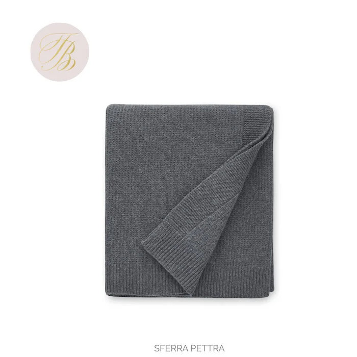SFERRA PETTRA WOOL THROW trish bennett textiles love lives here Ox