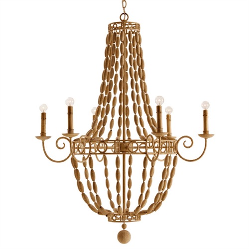 wood Louis-Wood-Chandelier