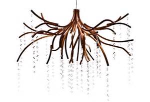 wood twig and crystal