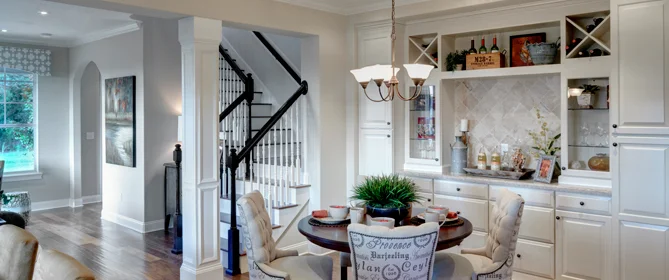Beautiful, traditional, white on white keeps this home, welcoming, and clean