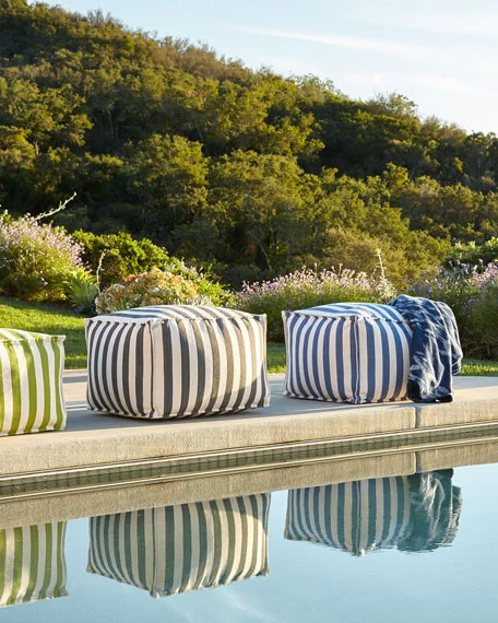 Over sized beanbag poufs