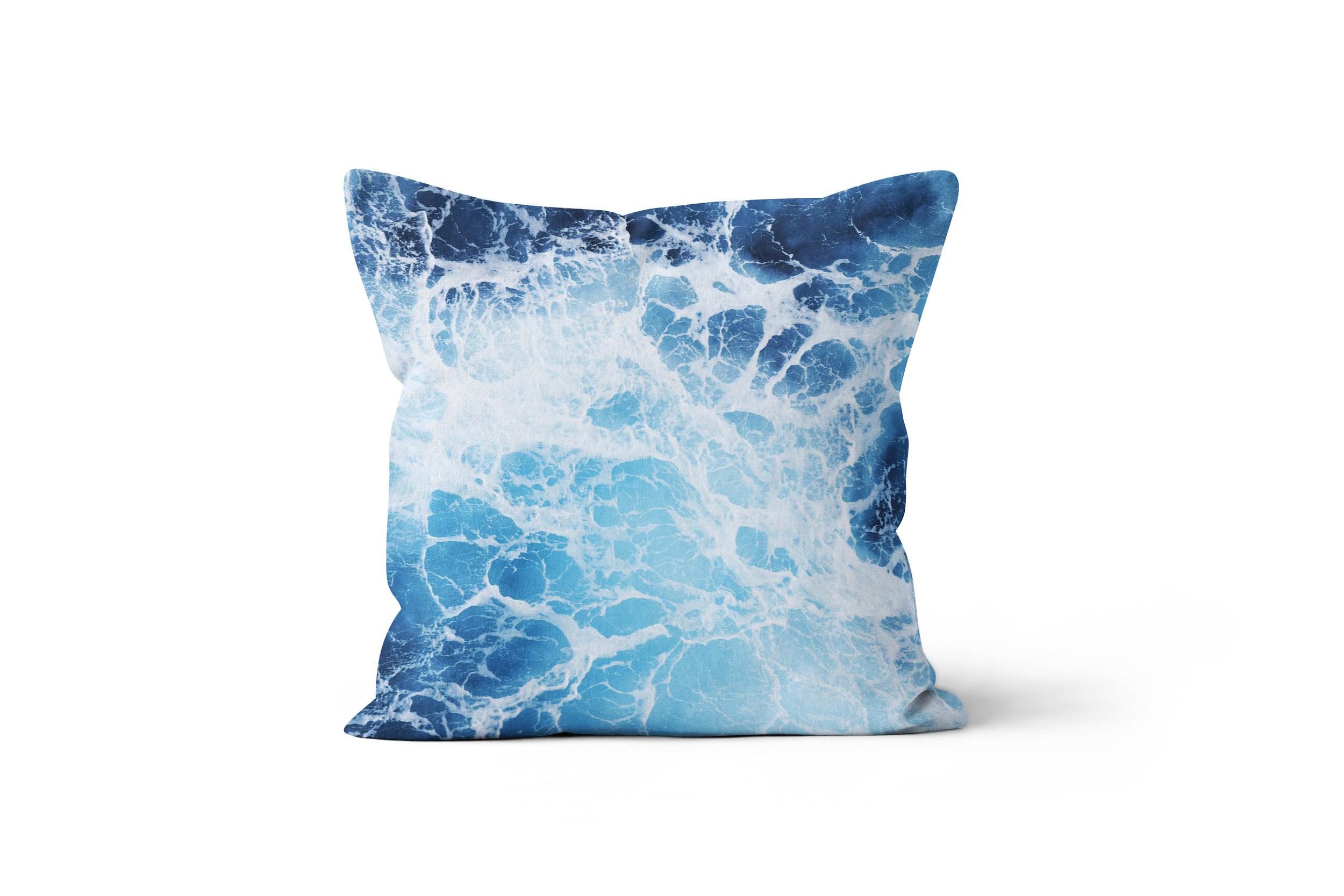 Blue Accent Throw Pillows