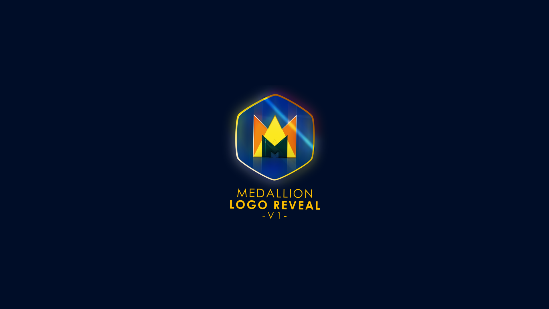 clean logo reveal medallion v1 after effects logo reveal