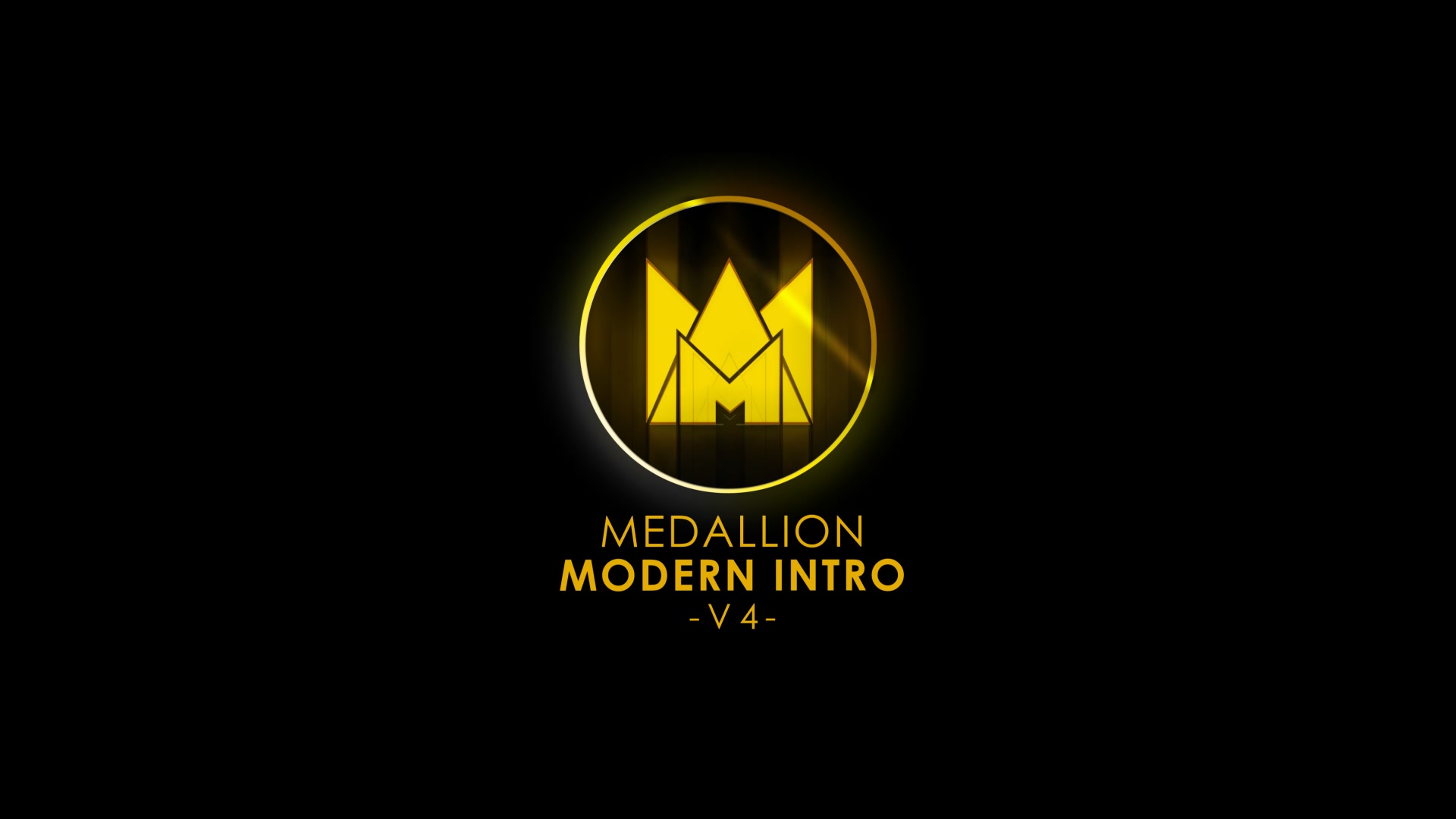 Medallion V4 Modern Intro After Effects Template