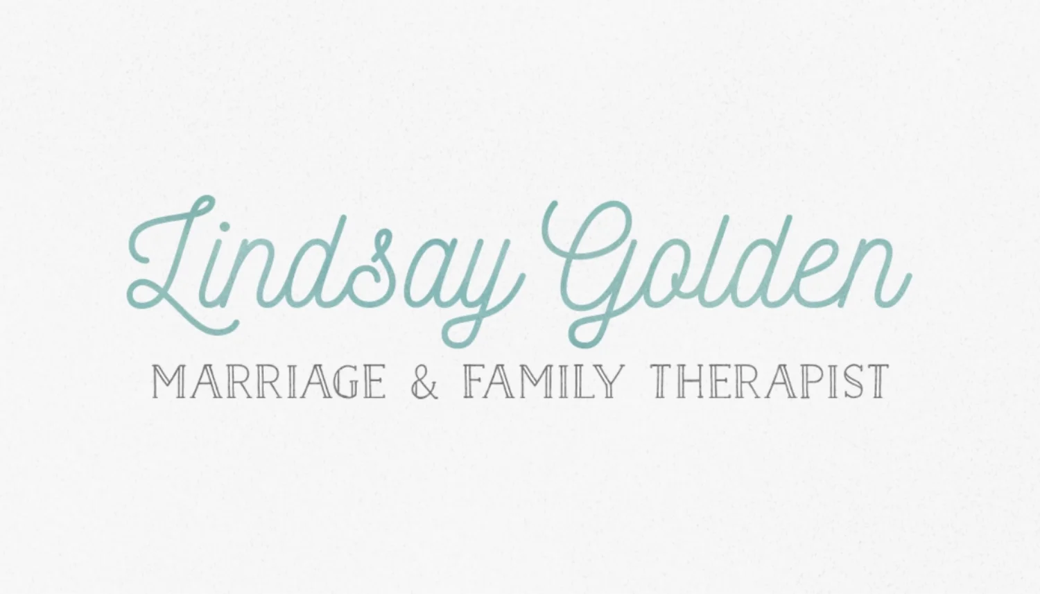 Lindsay Golden - Marriage and Family Therapist