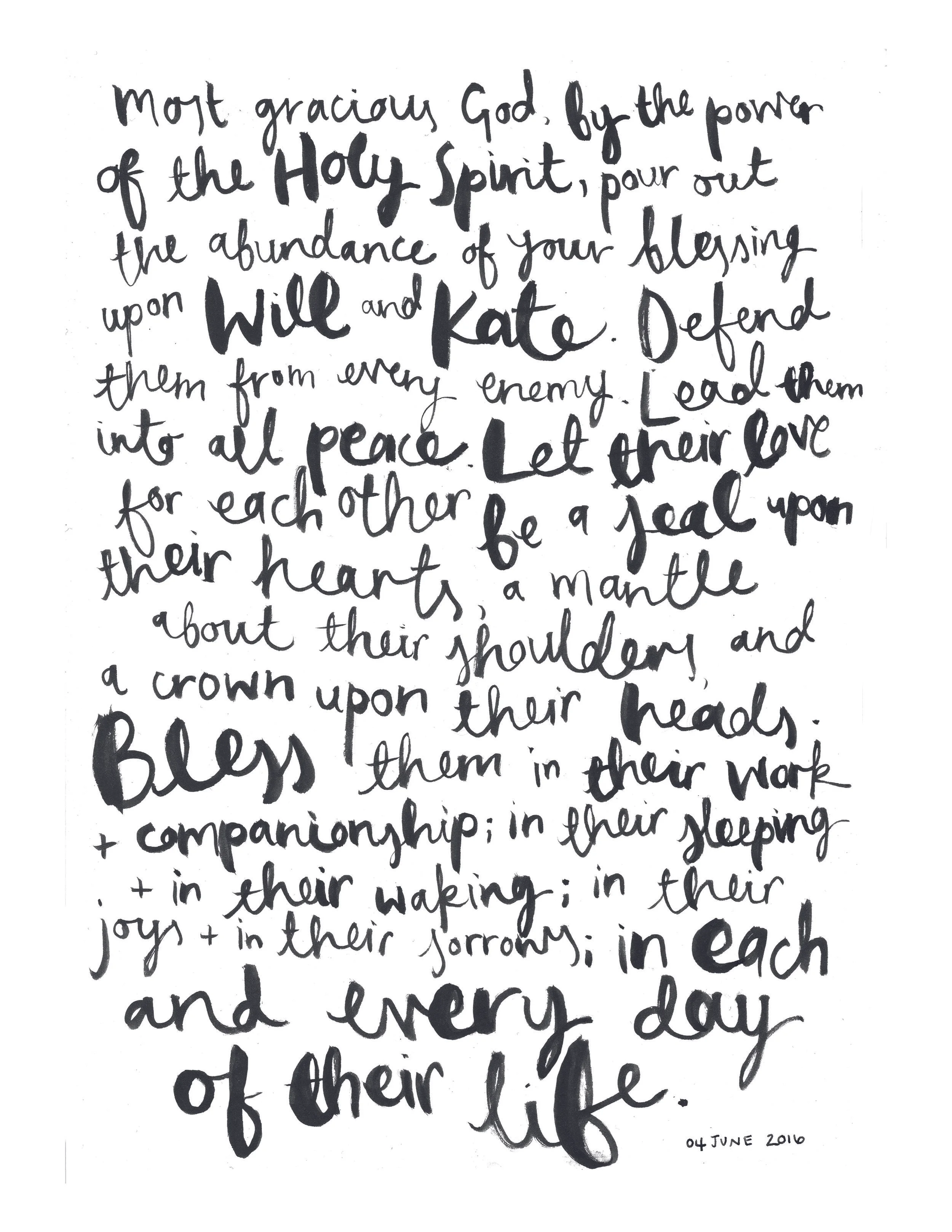 Custom Wedding Blessing Lois Seco