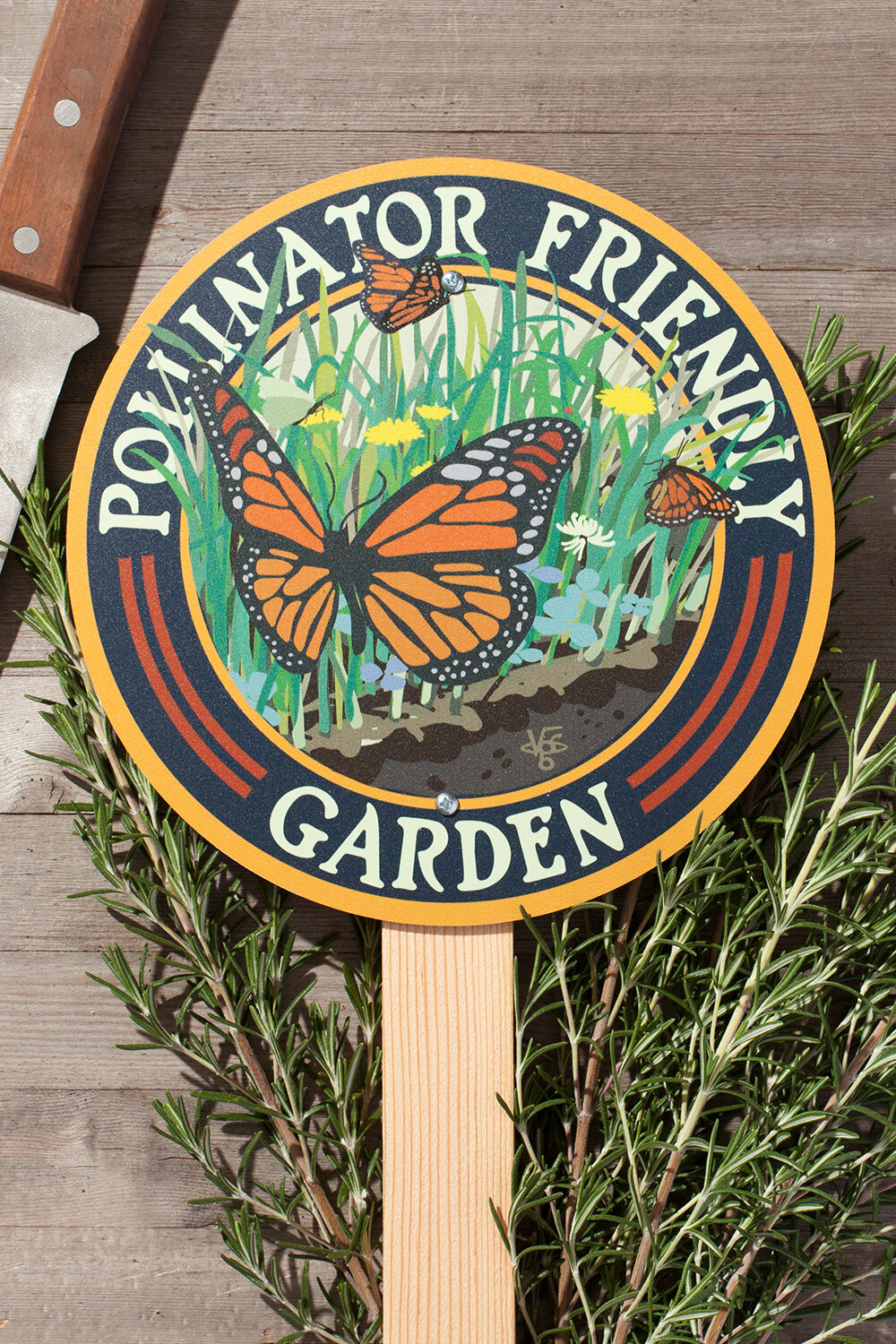 Butterfly Pollinator Friendly Garden Sign The Victory Garden Of Tomorrow