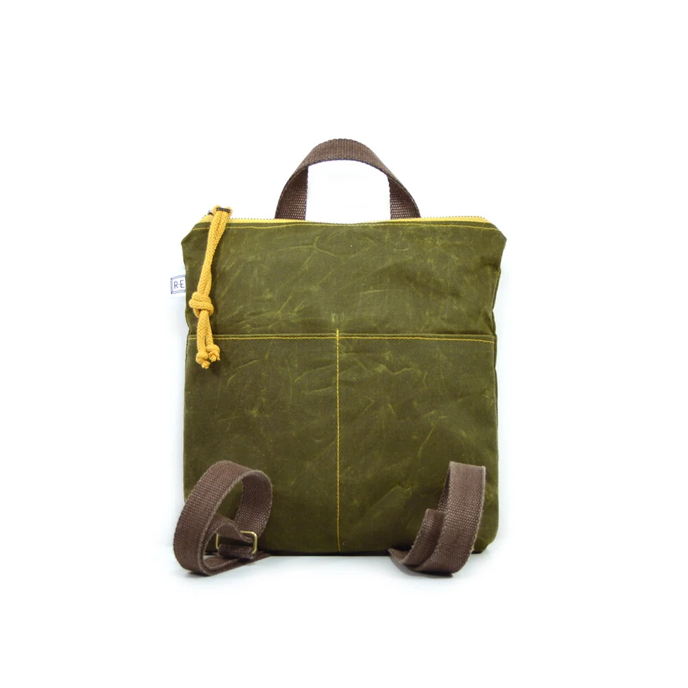 Waxed Canvas Backpack SMALL