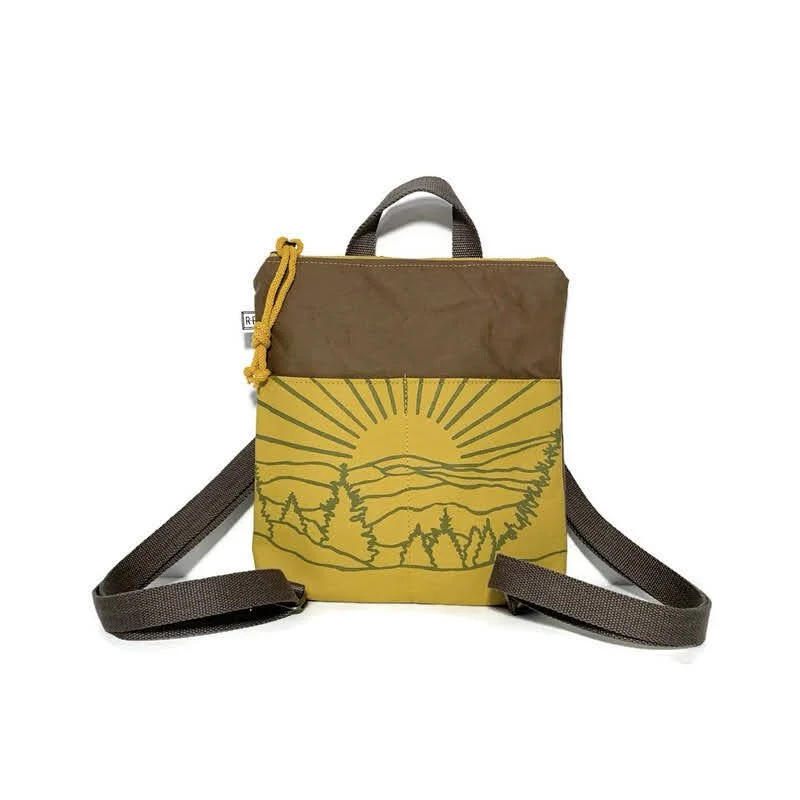 ★EMS★ MINI WAPPEN POCKET BACKPACK (RENEWAL)MUSTARD Adventure Backpack - Yellow – Polished Supply Co