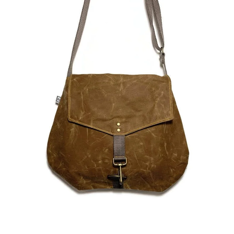 Satchel - Waxed Canvas // 4 Color Options — Rachel Elise Satchel - Waxed Canvas // 4 Color Options — Rachel Elise