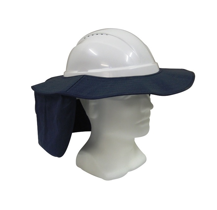 hard hat brim & neck flap