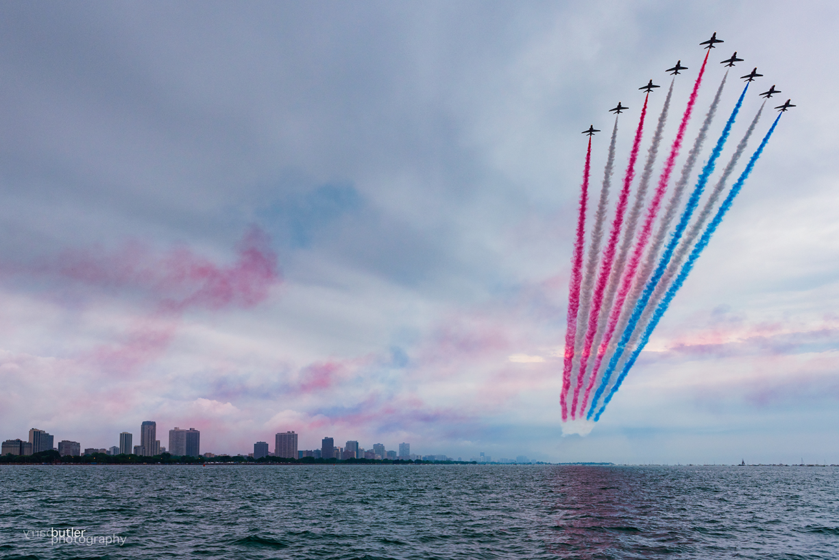 Red Arrows Enter Chicago Barry Butler Photography