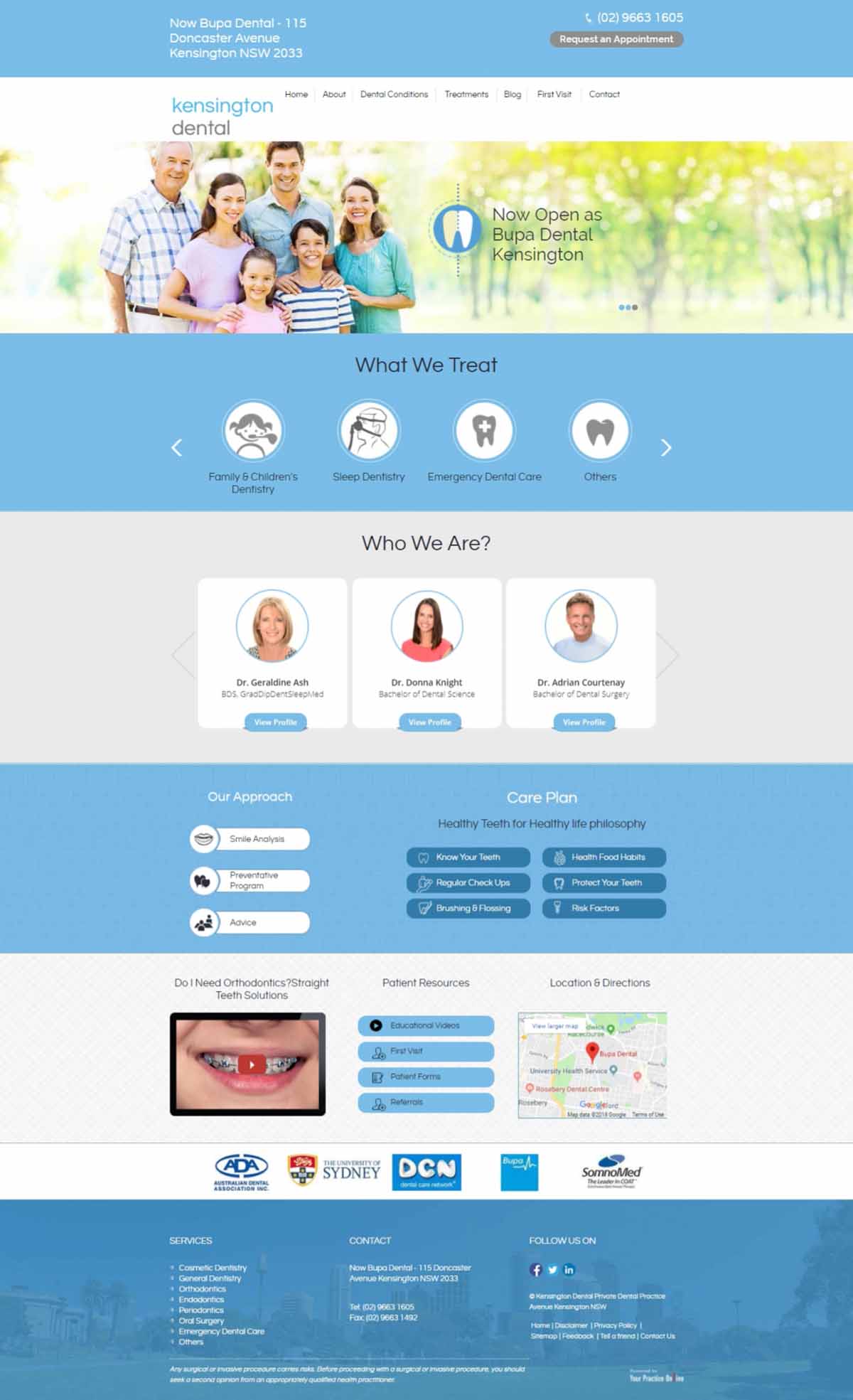 一般Dentistry Website Sydney