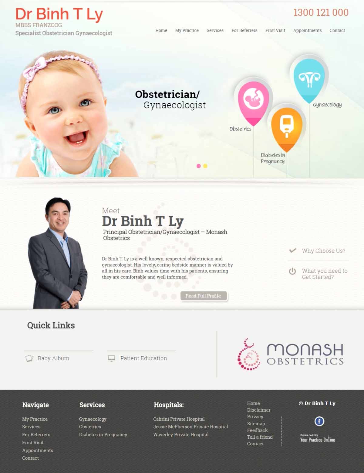 Specialist 妇产科医生Website Melbourne