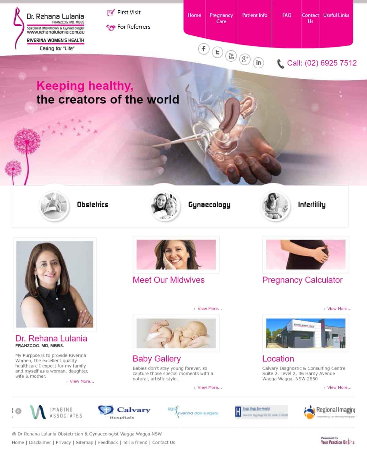 妇产科医生Specialist Website