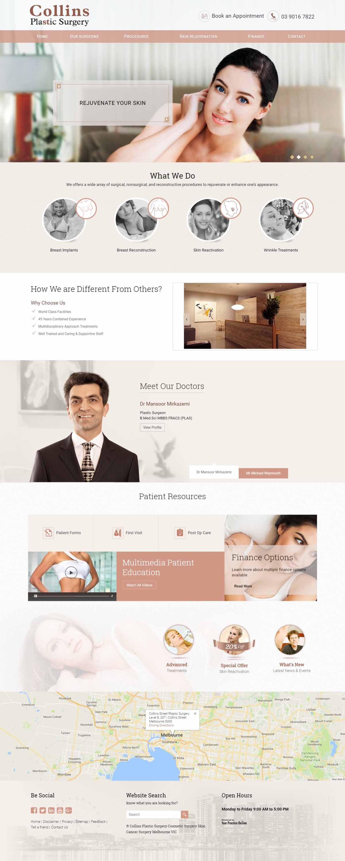 Melbourne 塑料Surgeons Website