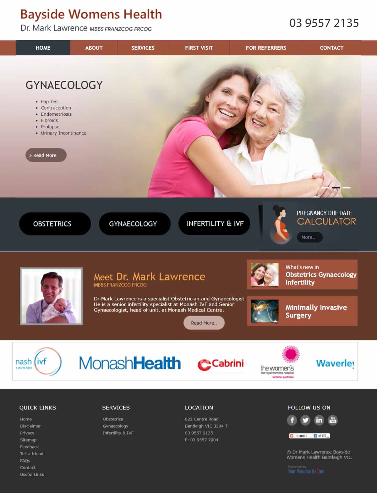 Melbourne 妇科& 产科Website
