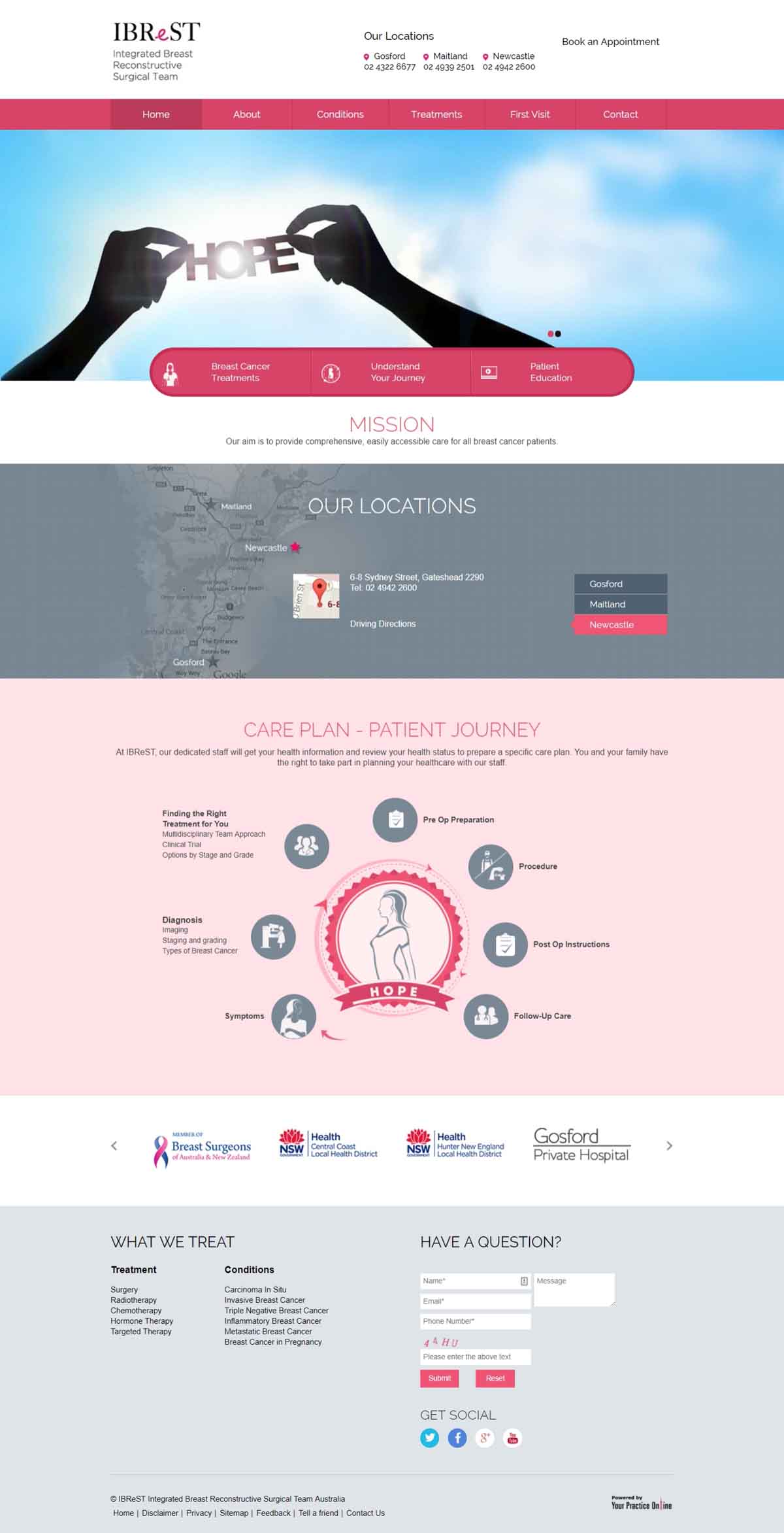 乳腺癌Surgeons Website