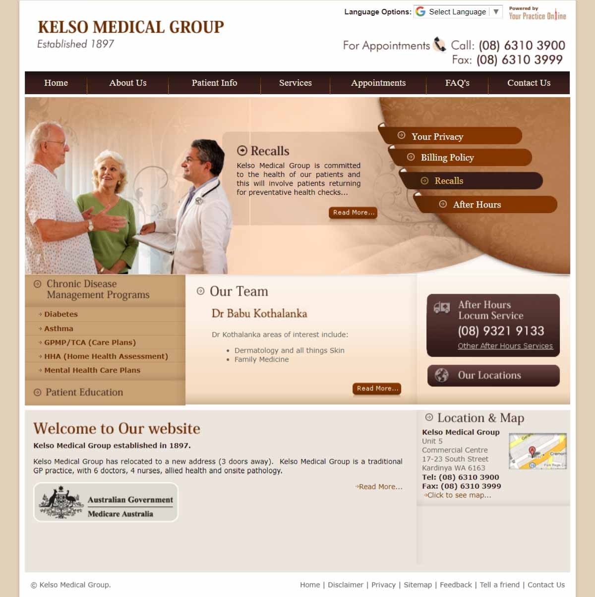 一般Practice Website Australia