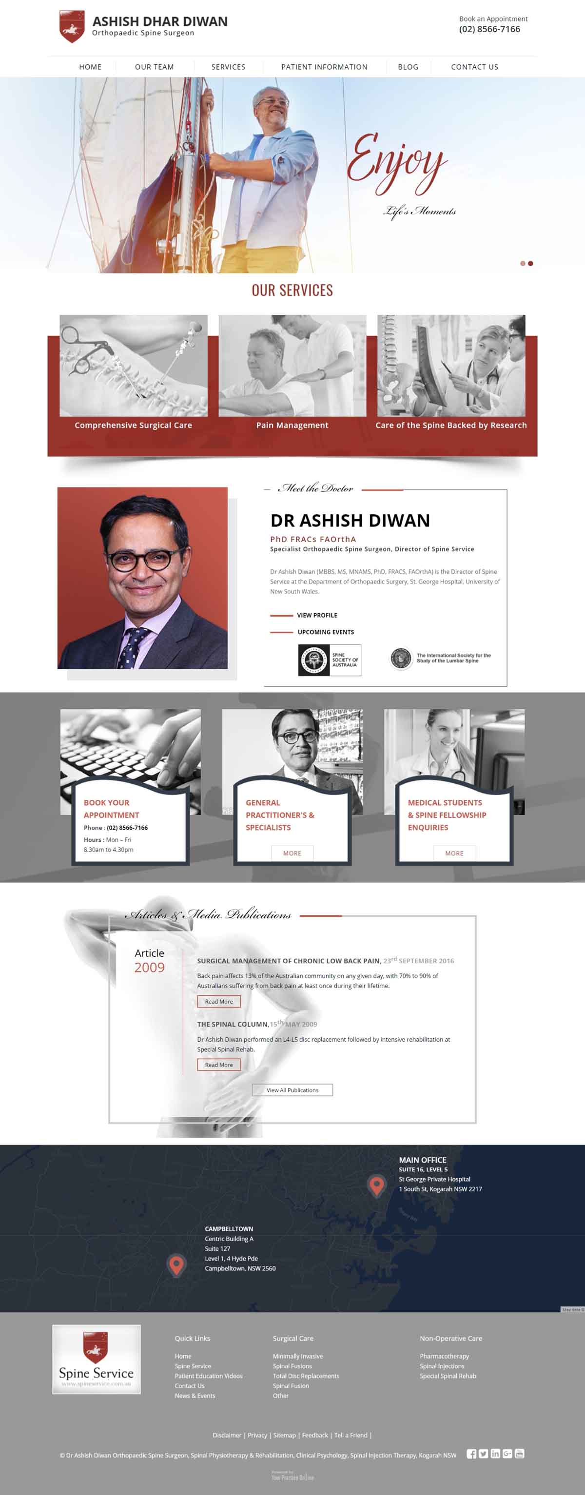骨科Spine Surgeon Website
