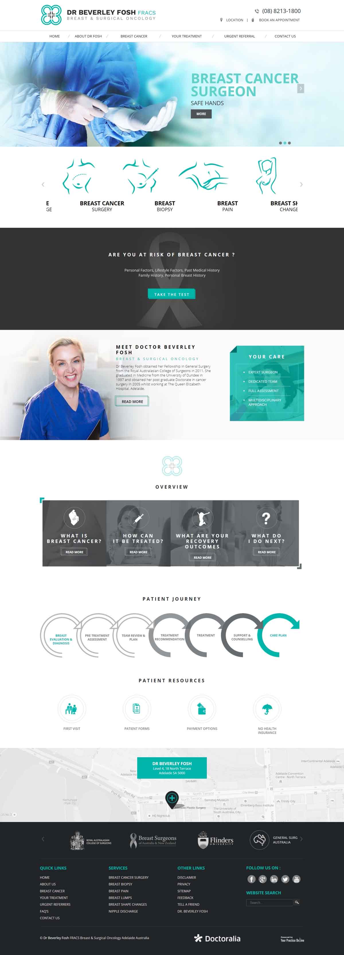 Adelaide 乳腺癌Surgeon Website