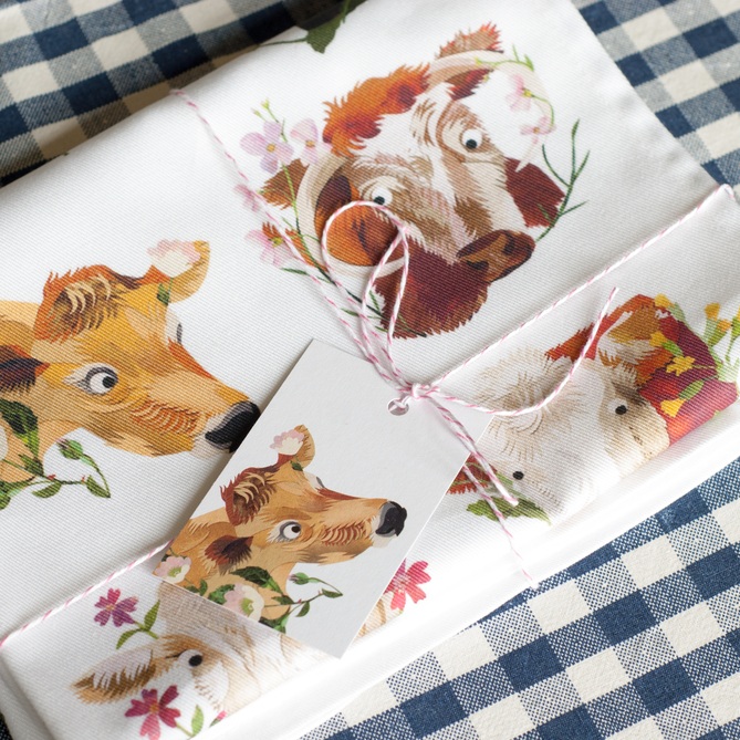 thick tea towels