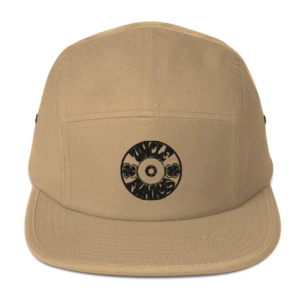 Uncle Funkys Five Panel Cap with Black Logo — NYC Skateshop