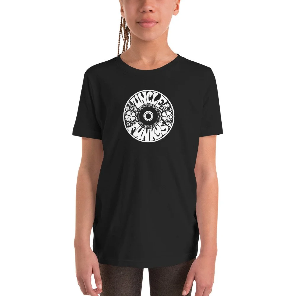 Kids Uncle Funkys Classic Tee with White Logo — NYC Skateshop Kids Uncle Funkys Classic Tee with White Logo — NYC Skateshop