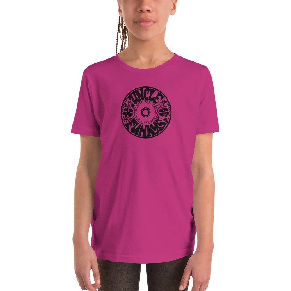 Kids Uncle Funkys Classic Tee with Black Logo — NYC Skateshop Kids Uncle Funkys Classic Tee with Black Logo — NYC Skateshop