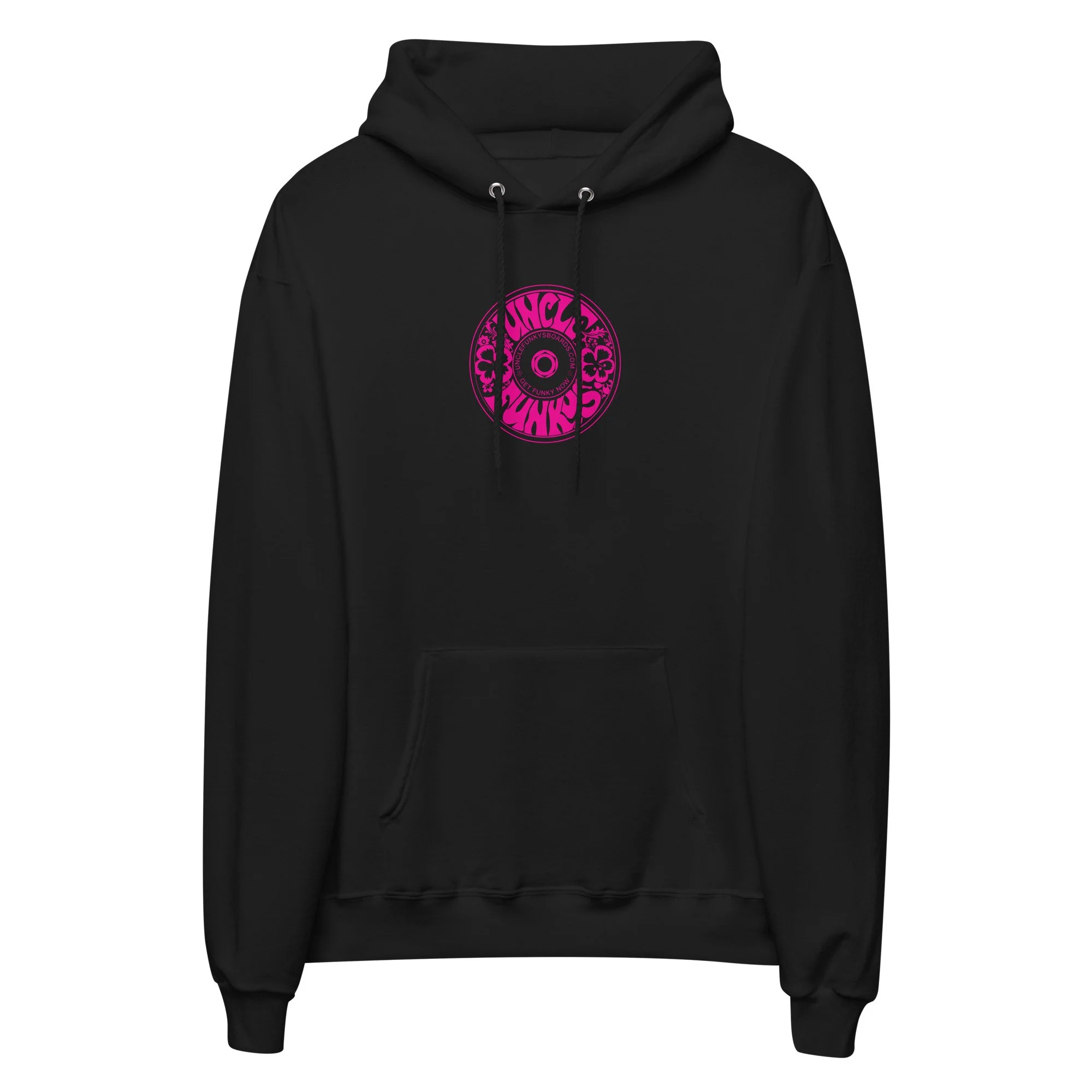Uncle Funkys Classic Pink Logo Hoodie — NYC Skateshop