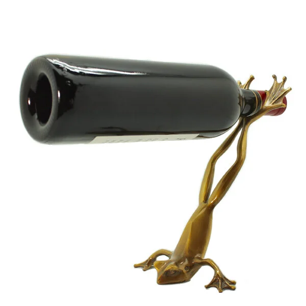 Menagerie Antique Br Frog Bottle Holder Antique Br Frog Bottle Holder
