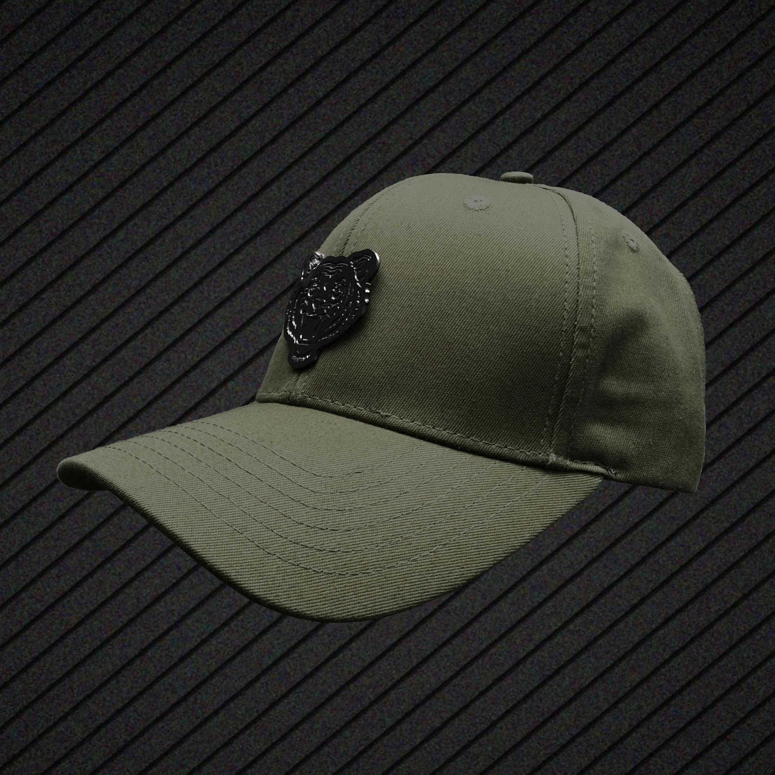 forest green baseball cap