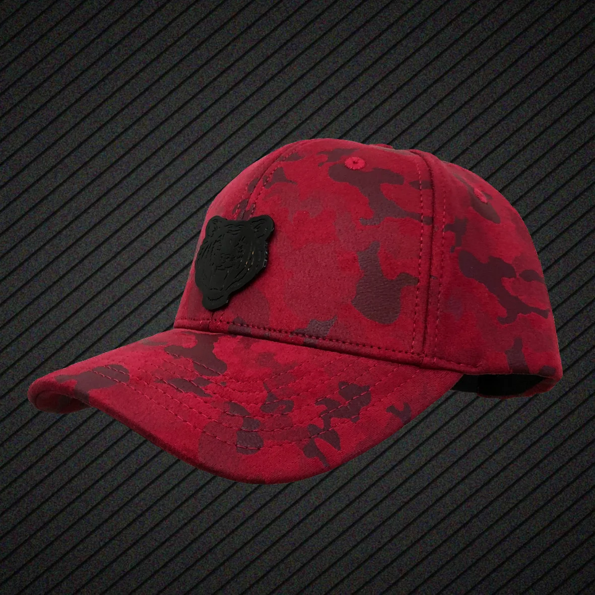 red suede cap