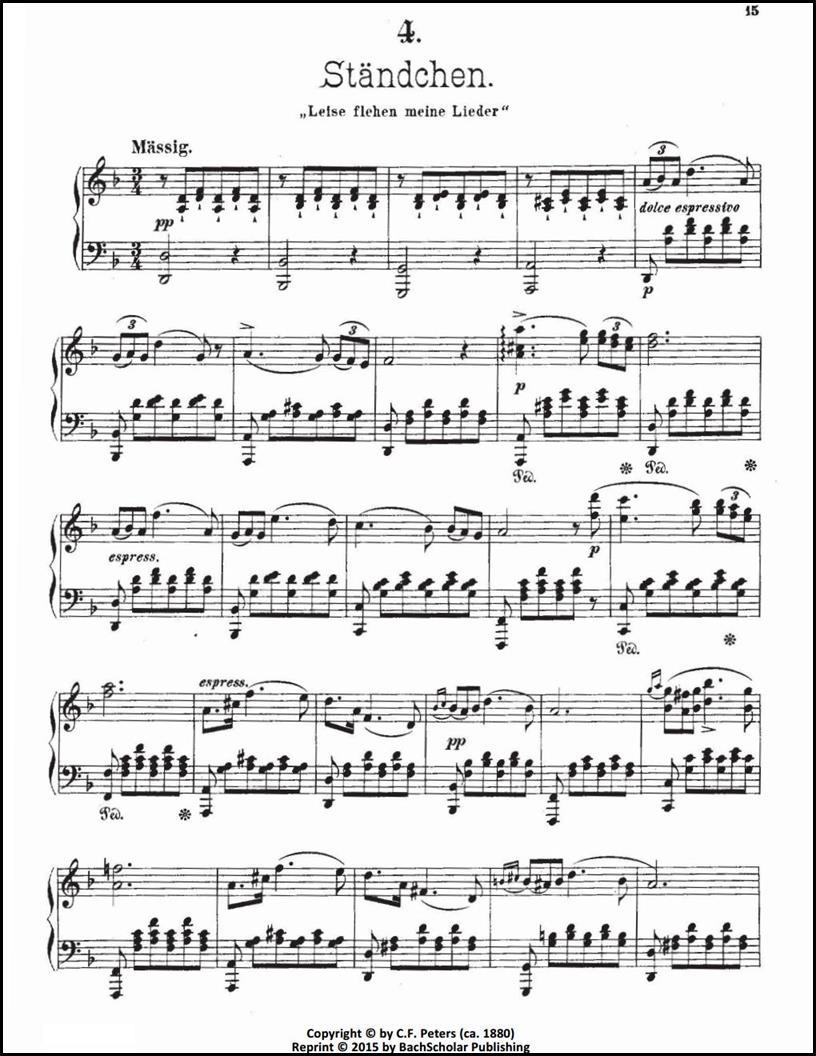Transc.Liszt S/ér/énade Piano