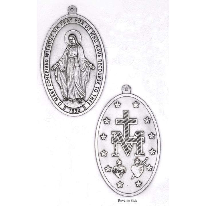 Miraculous Medal - 3 Wall Medal — Catholic Sacramentals