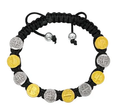 Saints bracelet deals gold