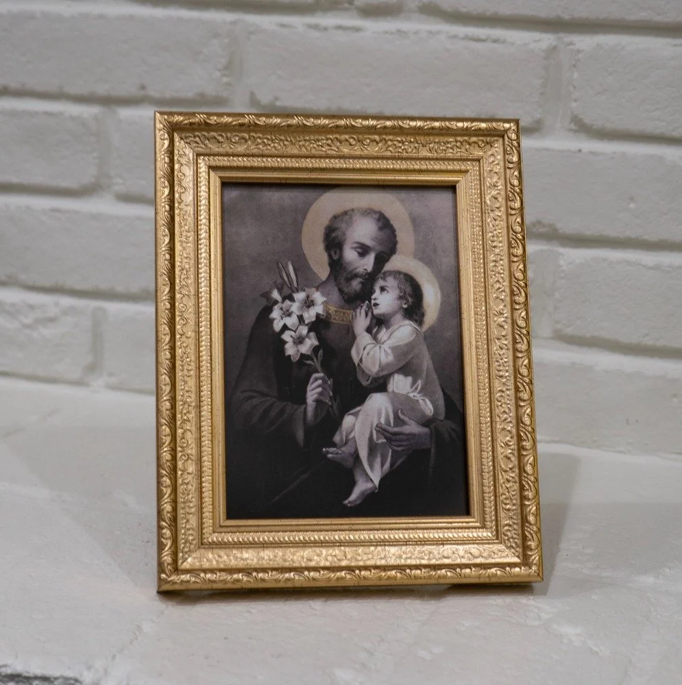 Vintage Saint Joseph and Christ Child — Catholic Sacramentals