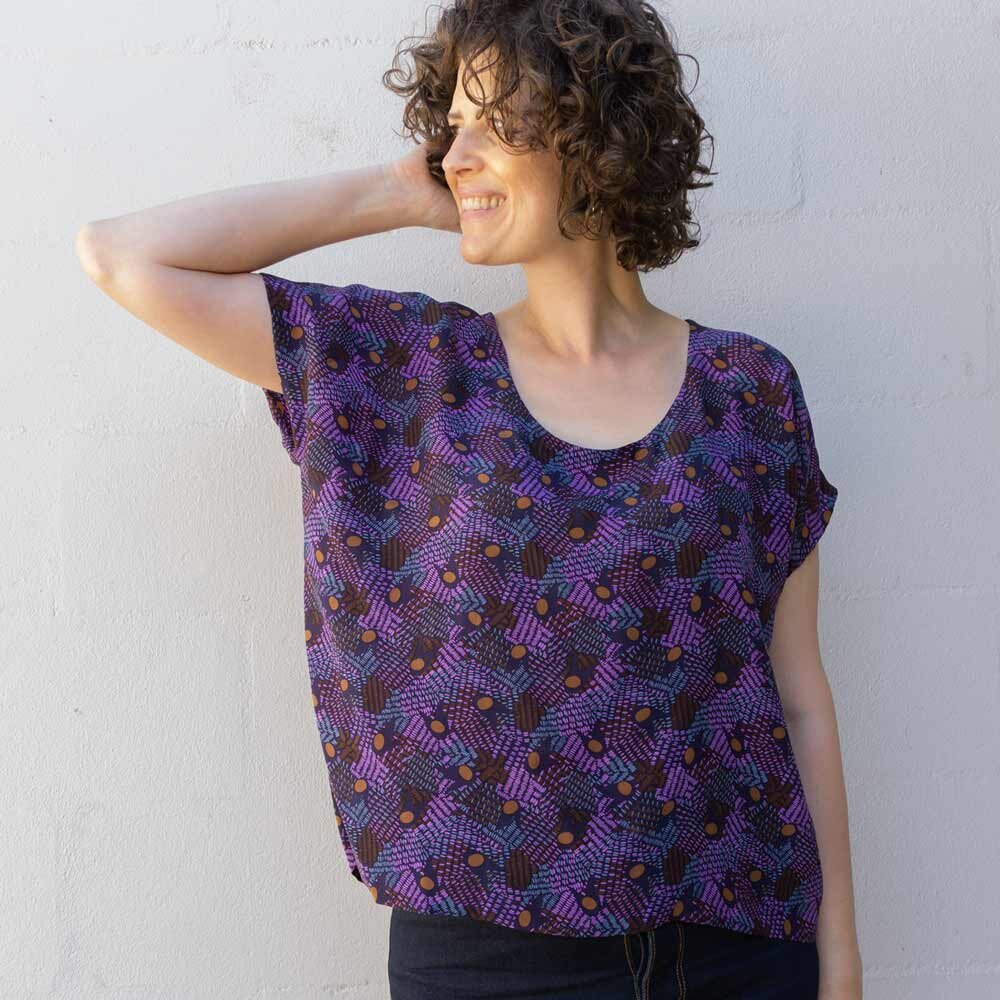 Lou Box Top Pdf Pattern Sew Diy