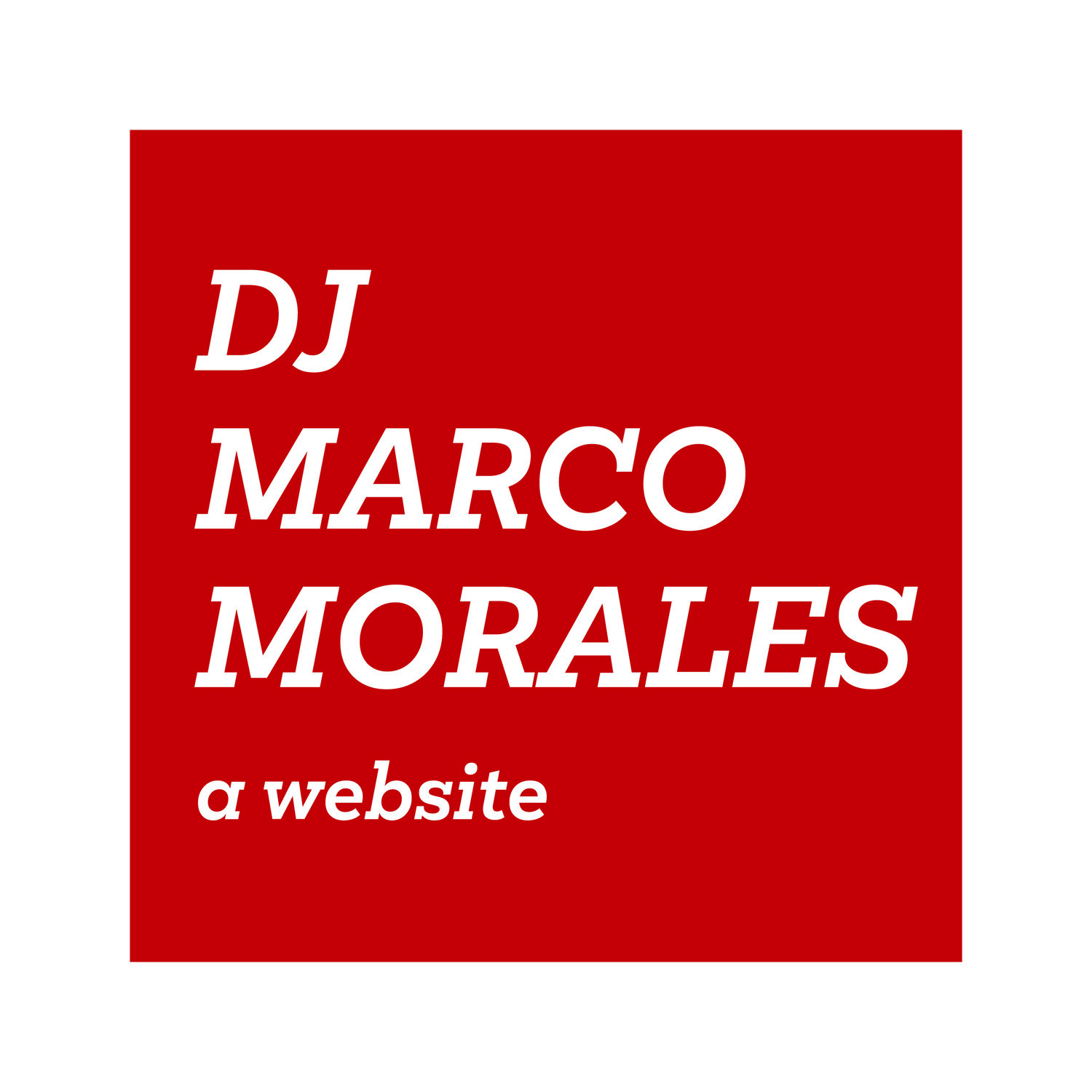 DJ MARCO MORALES