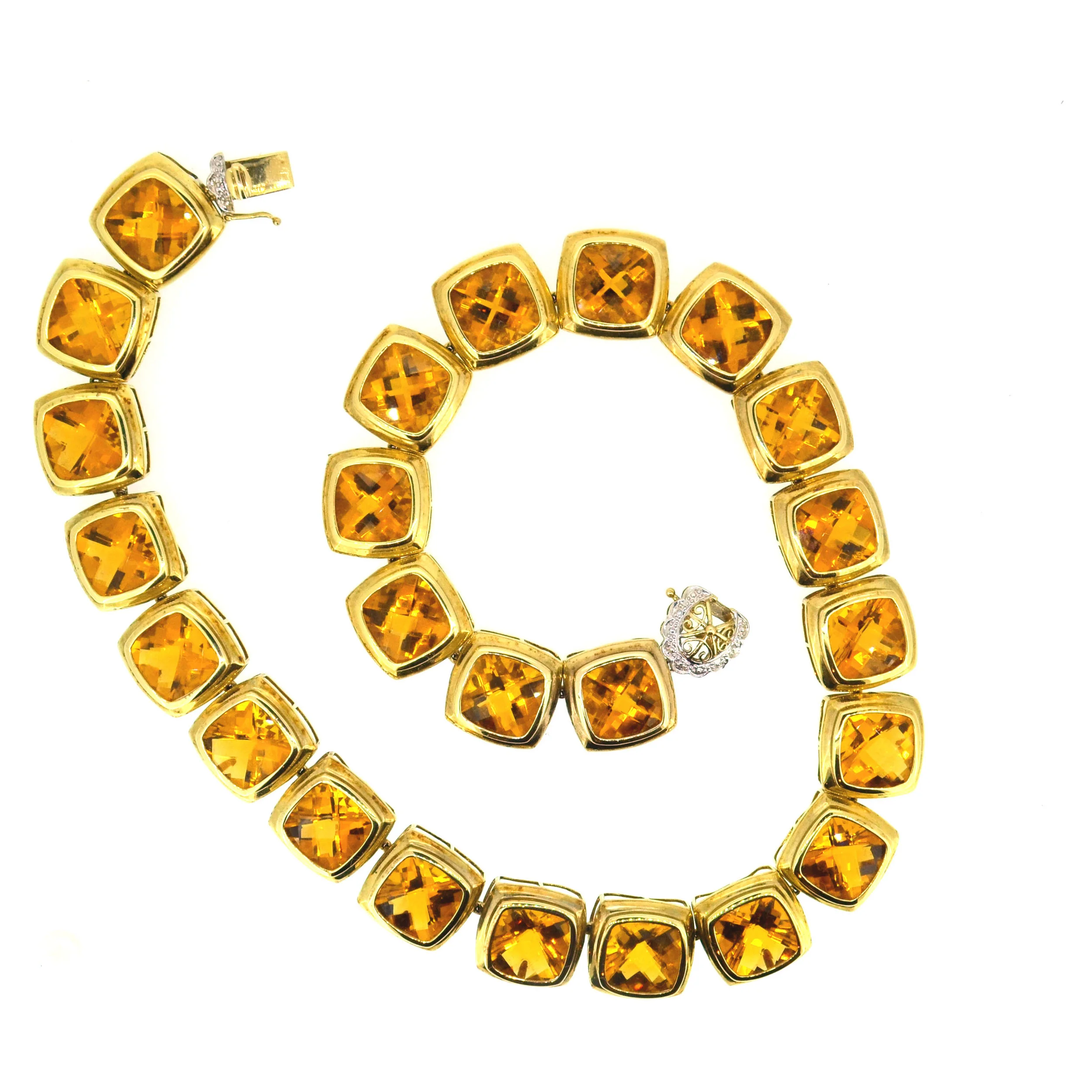 Vintage Citrine Collar Victoriana Antique Fine Jewelry Vintage Citrine Collar Victoriana