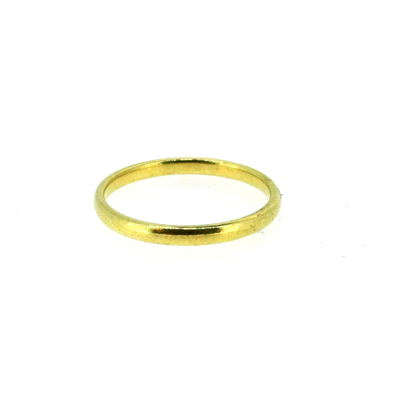 Round Diamond Vintage Wedding Band In 14k White Gold Shane Co