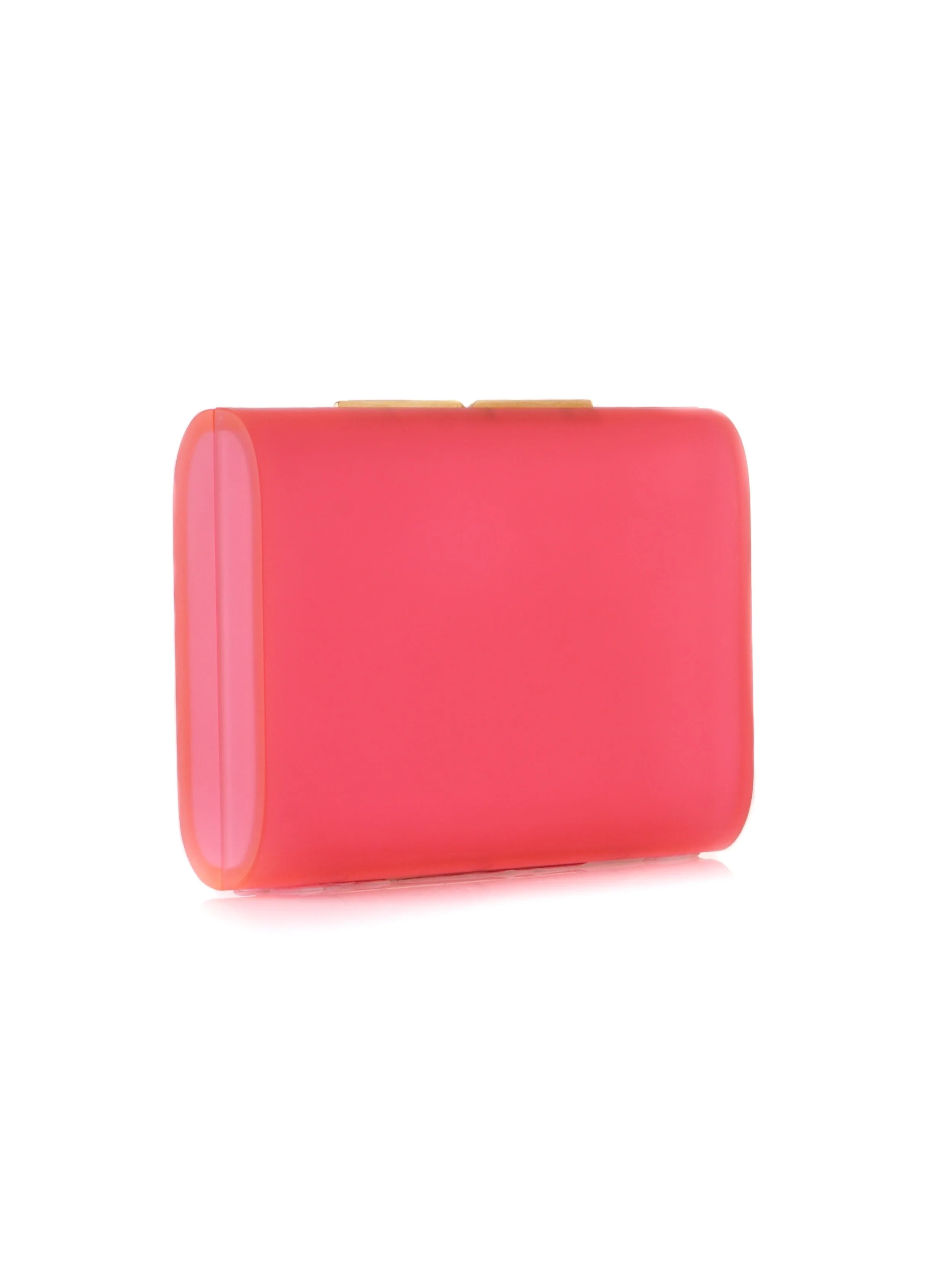 neon pink clutch bag