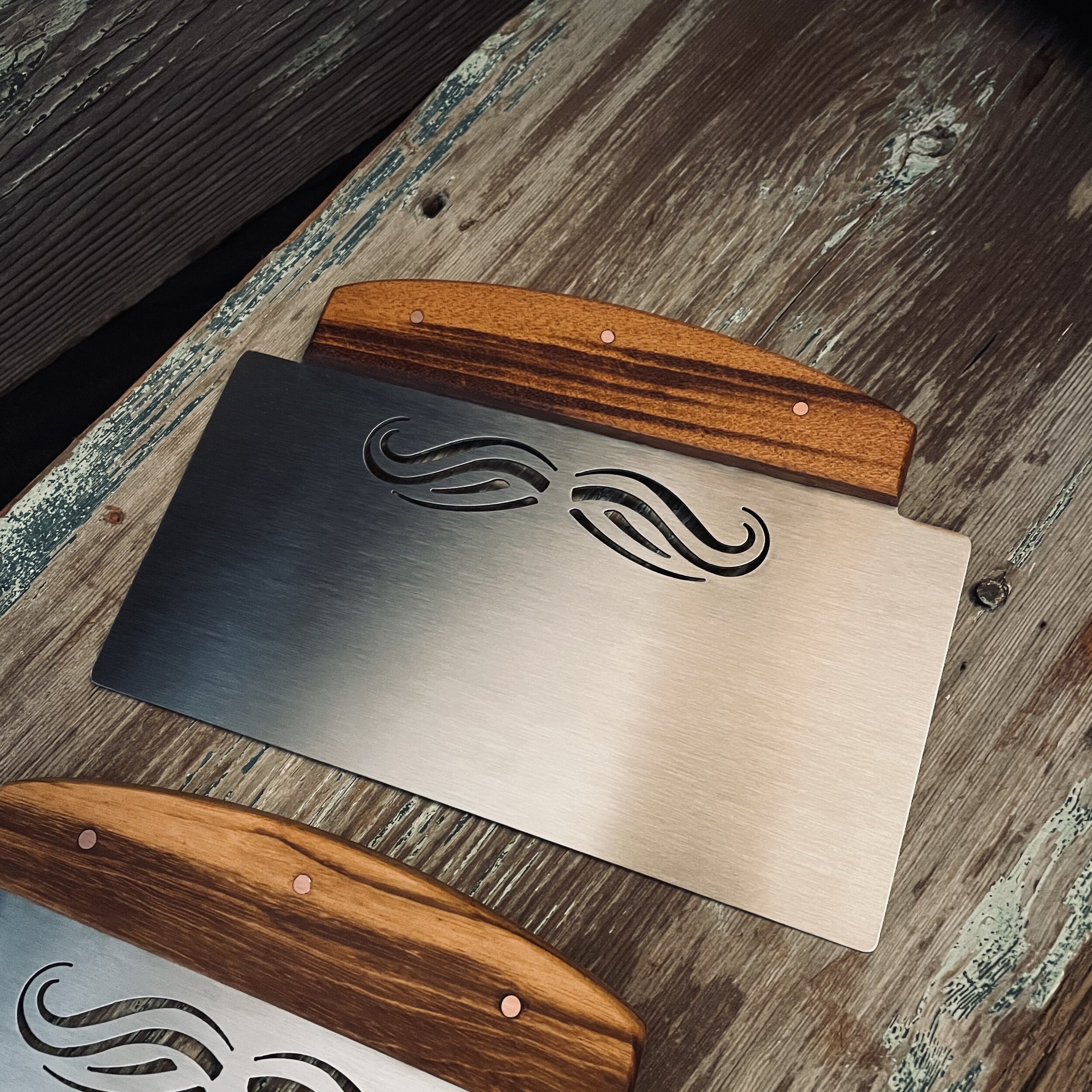 Leopard Wood Bench Knives — DogHouse Forge